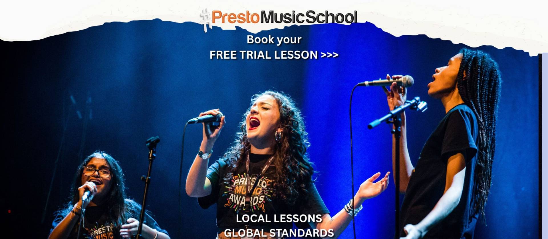 Presto Music School Free trial lessons